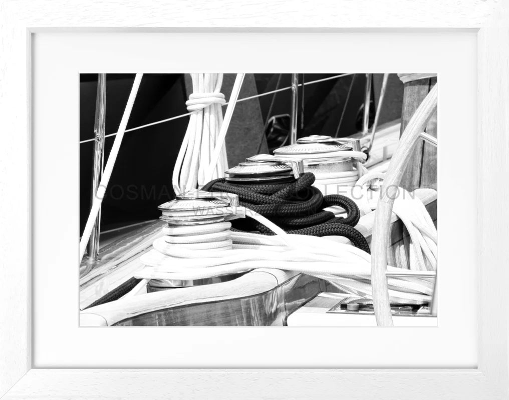 Poster ’Segelboot’ Saint Tropez ST29 - Weiss 3cm / S