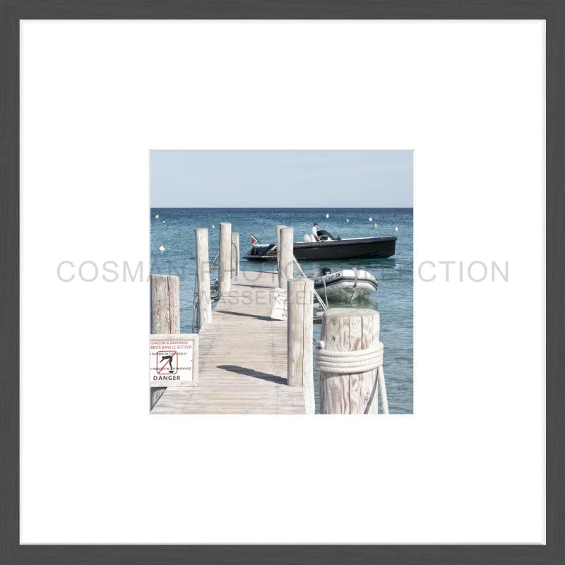 Poster ’Steg Le Club 55’ Saint Tropez ST39OB - 43x43cm