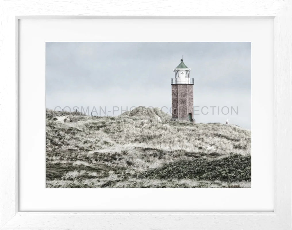 Cosman-Interior Motiv: farbe / Grösse: S (31cm x 25cm) / Rahmenfarbe: weiss matt Poster Sylt SY63