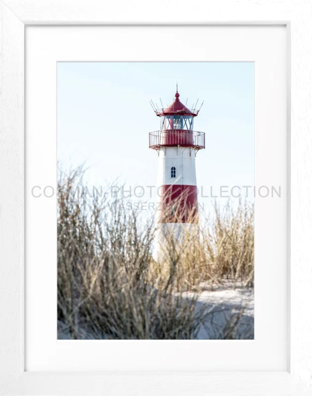 Cosman-Interior Motiv: farbe / Grösse: S (25cm x 31cm) / Rahmenfarbe: weiss matt Poster Sylt SY69