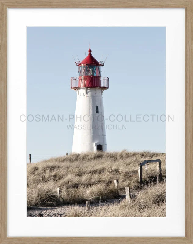 Poster Sylt ’Leuchtturm List’ SY73 - Eiche Furnier