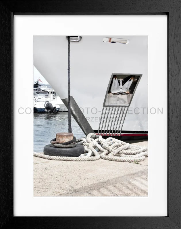 Poster ’Yacht’ Saint Tropez ST34 - Schwarz 3cm / S