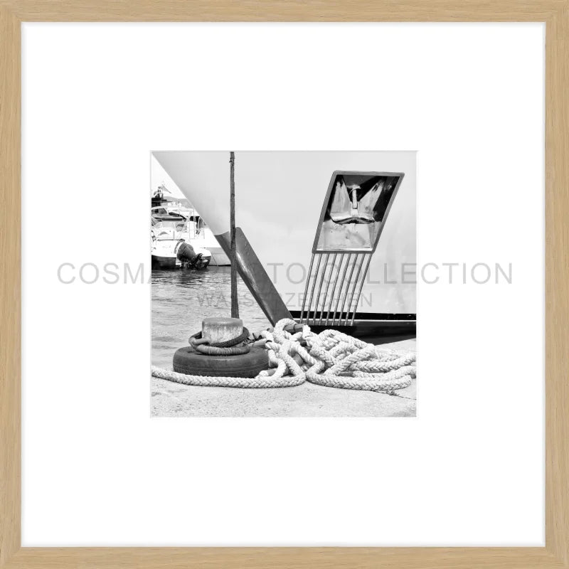 Poster ’Yacht’ Saint Tropez ST34OB - 43x43cm