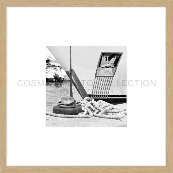 Poster ’Yacht’ Saint Tropez ST34OB - 43x43cm